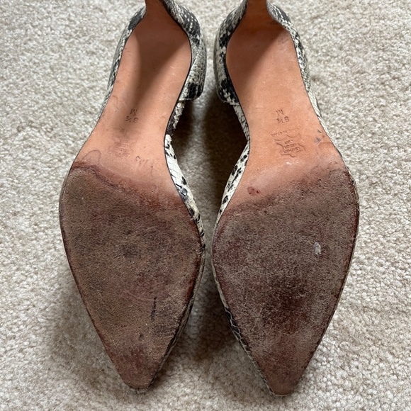 Snakeskin leather heels - Picture 3 of 3